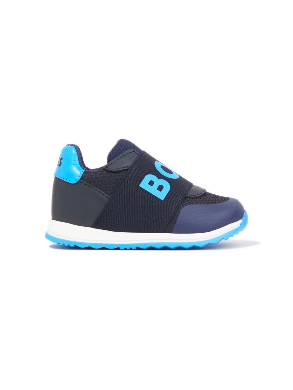 BOSS Kidswear Slip-On-Sneakers mit Logo-Print - Blau von BOSS Kidswear