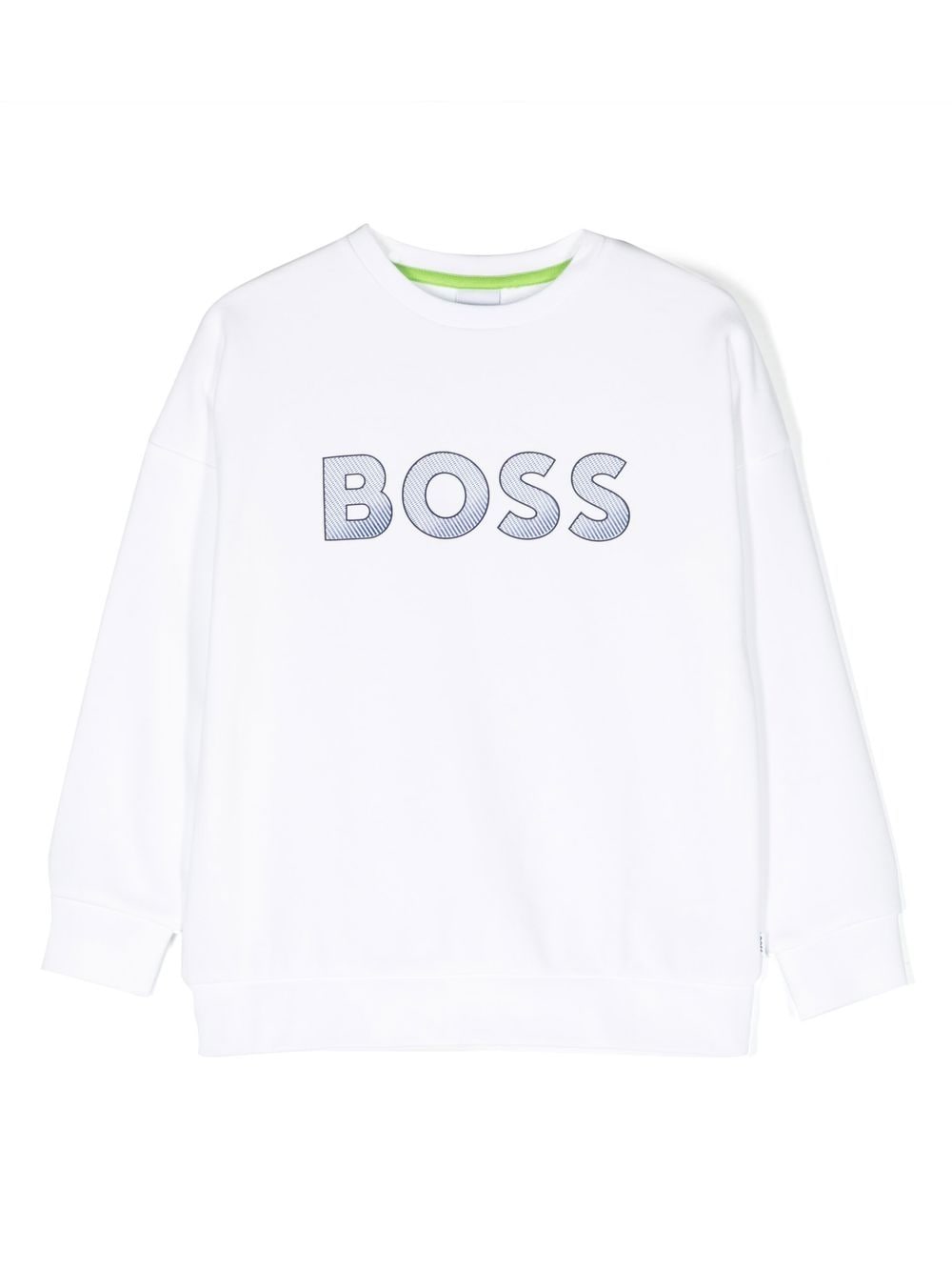 BOSS Kidswear Sweatshirt mit Logo-Print - Weiß von BOSS Kidswear