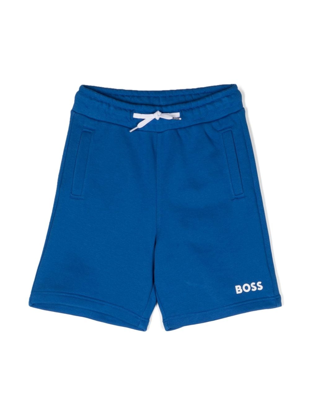 BOSS Kidswear Joggingshorts mit Logo-Print - Blau von BOSS Kidswear