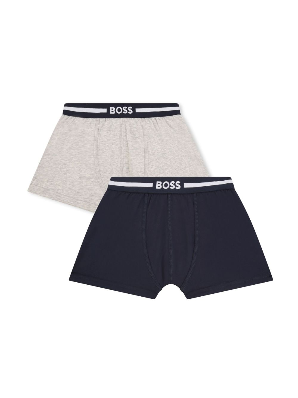 BOSS Kidswear Set aus zwei Shorts mit Logo-Bund - Blau von BOSS Kidswear