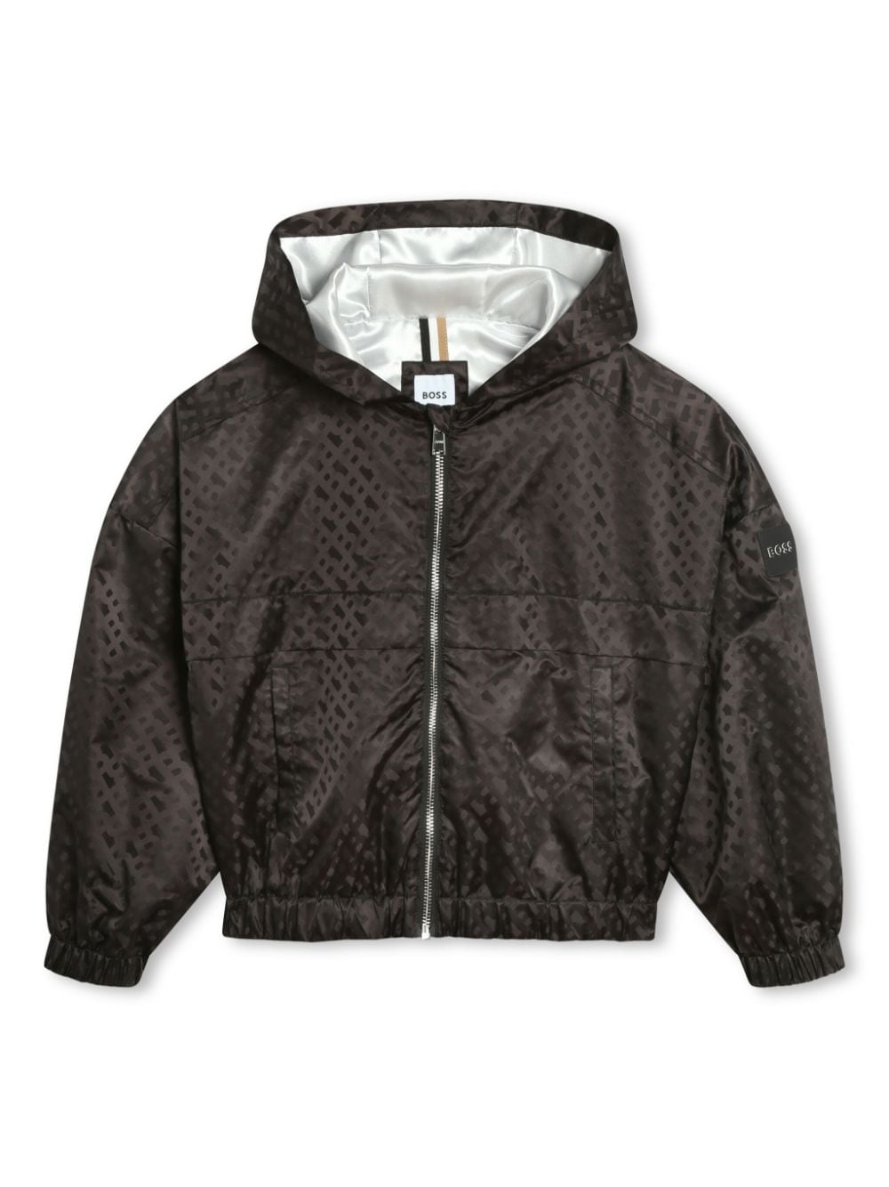 BOSS Kidswear Windbreaker mit Kapuze - Schwarz von BOSS Kidswear