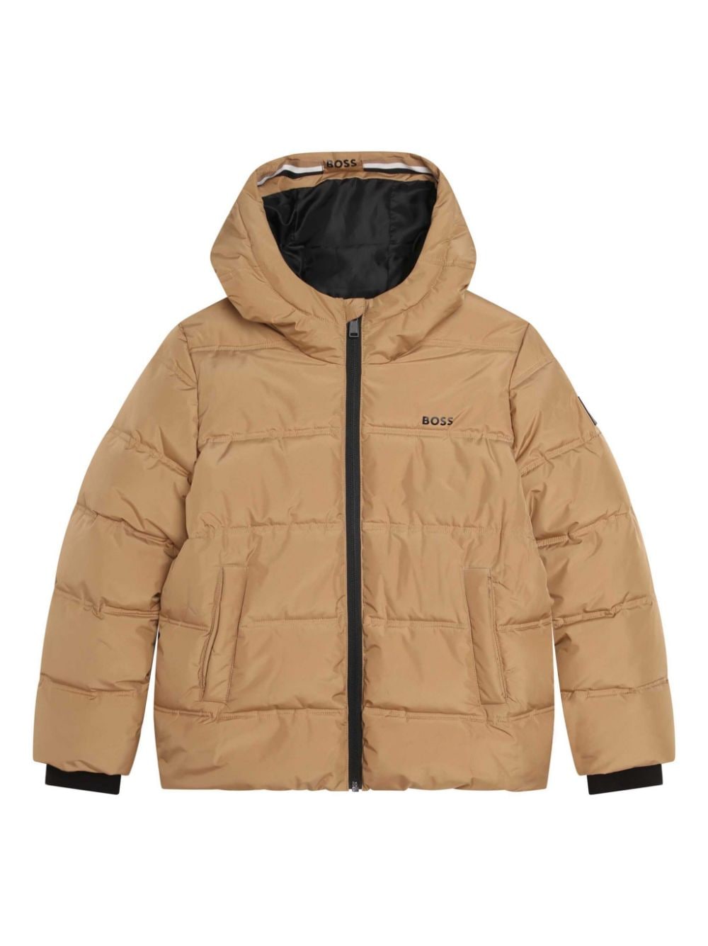 BOSS Kidswear Gefütterte Jacke aus recyceltem Material - Nude von BOSS Kidswear