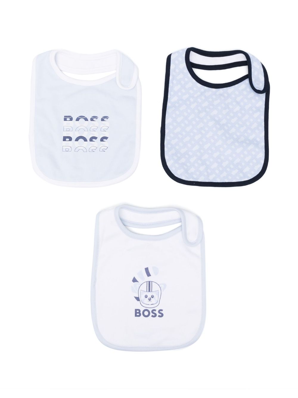 BOSS Kidswear Set aus drei Lätzchen - Blau von BOSS Kidswear