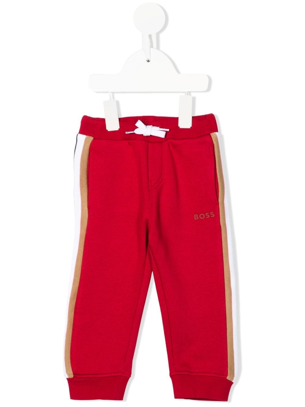 BOSS Kidswear Jogginghose mit Streifendetail - Rot von BOSS Kidswear