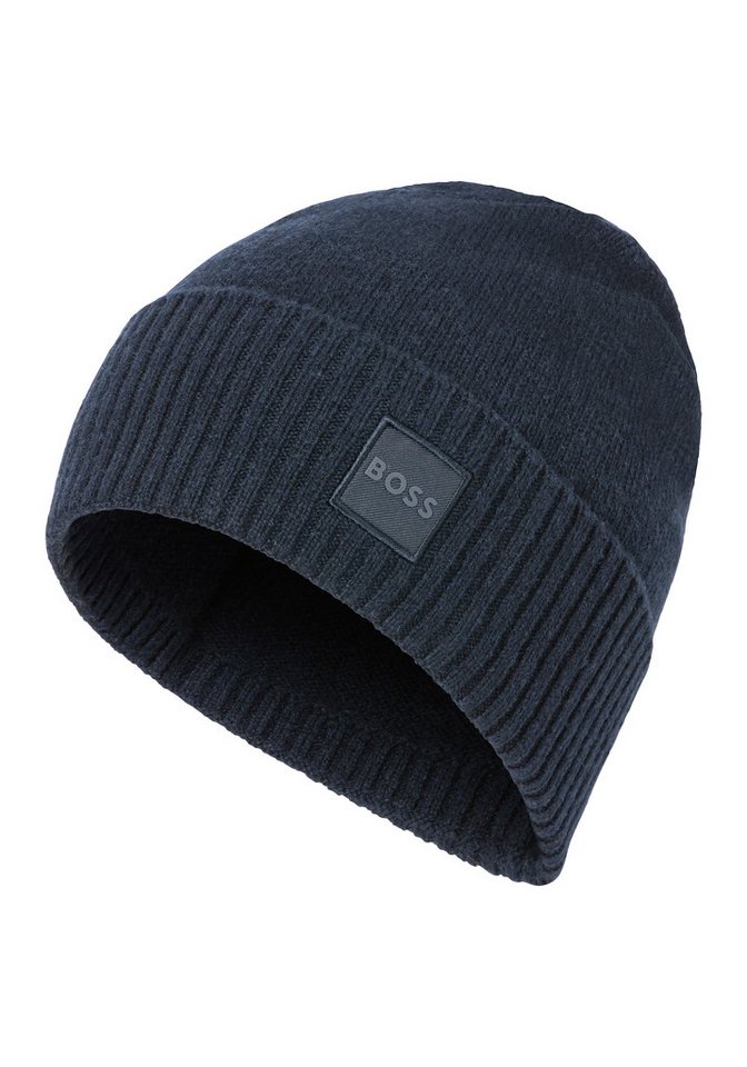 BOSS ORANGE Beanie Akaio_R_Hat Ton in Ton Logo-Badge BOSS ORANGE Beanie Akaio_R_Hat Ton in Ton Logo-Badge von BOSS ORANGE