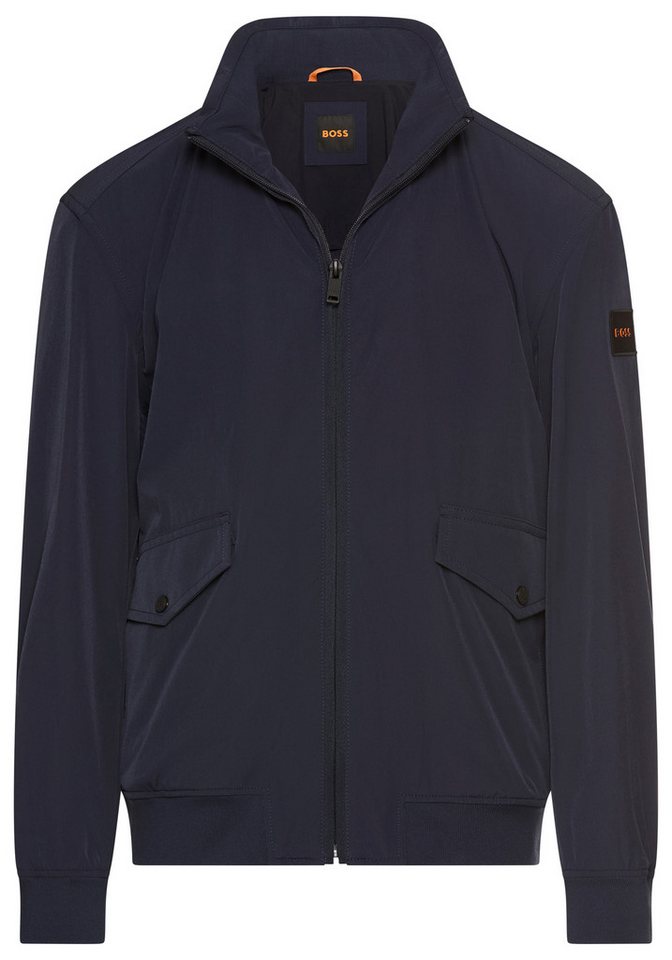BOSS ORANGE Allwetterjacke Ohice wasserabweisend Kapuze verstaubar abnehmbar Strickbündchen Stehkragen von BOSS ORANGE