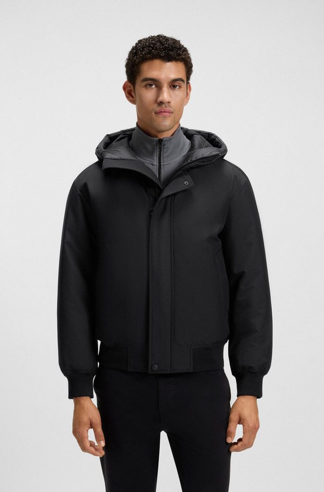 BOSS ORANGE Blouson Osis relaxed fit, mit wattierter Kapuze, verdeckter Reißverschluss von BOSS ORANGE