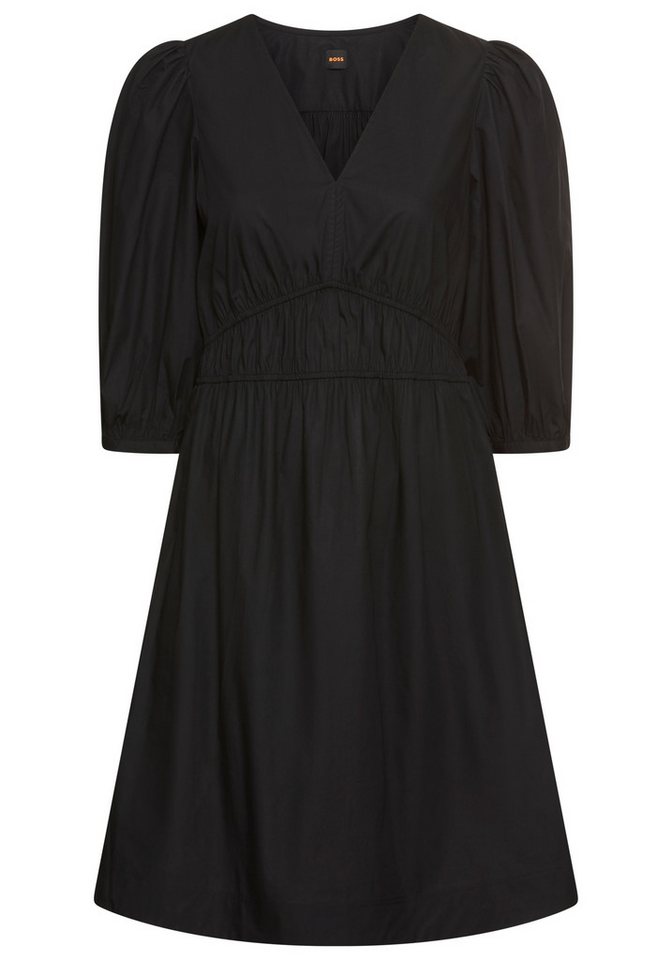 BOSS ORANGE Blusenkleid Dezzan Premium Damenmode Popeline Qualität von BOSS ORANGE