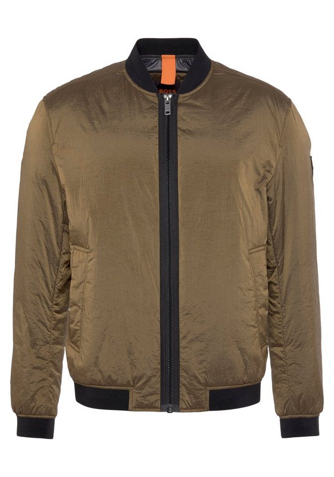 BOSS ORANGE Bomberjacke Overse aus glänzendem Material von BOSS ORANGE