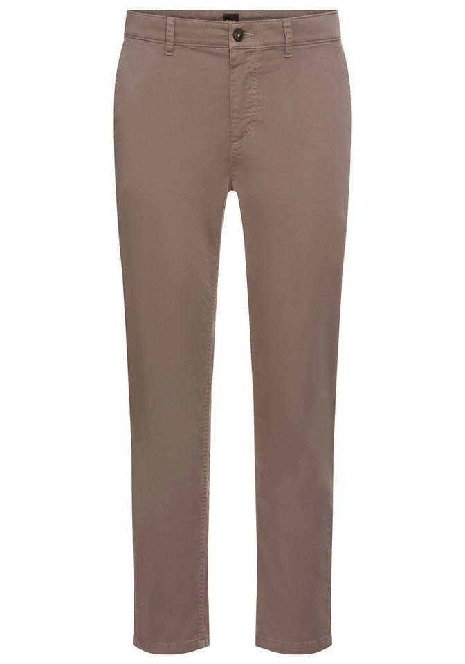 BOSS ORANGE Chinohose tapered mit BOSS Logo hinten von BOSS ORANGE