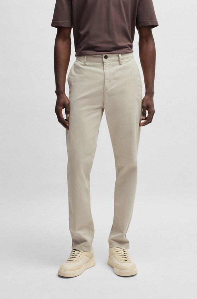 BOSS ORANGE Chinohose tapered mit BOSS Logo hinten von BOSS ORANGE