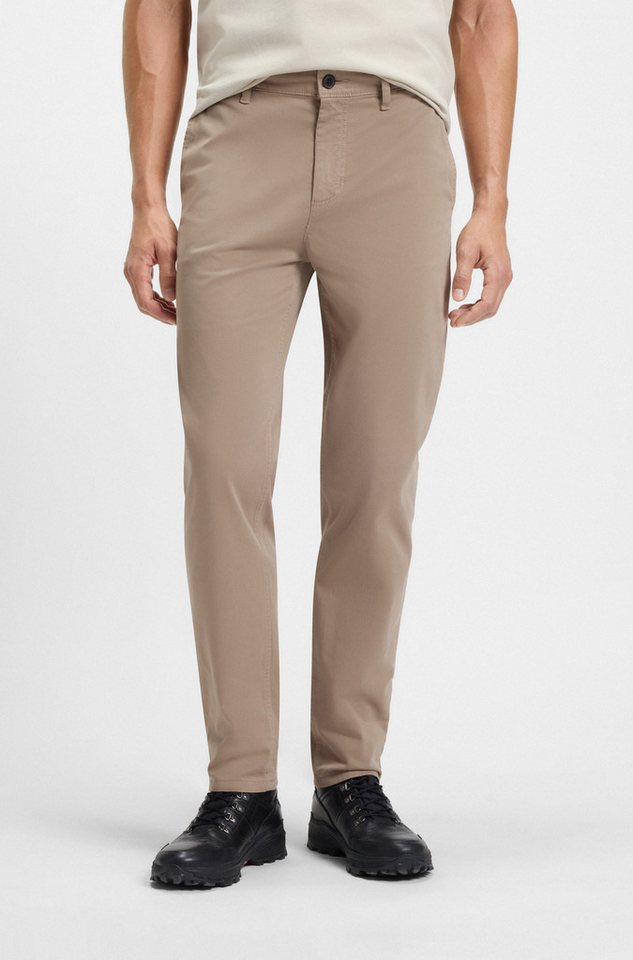 BOSS ORANGE Chinohose tapered mit BOSS Logo hinten von BOSS ORANGE