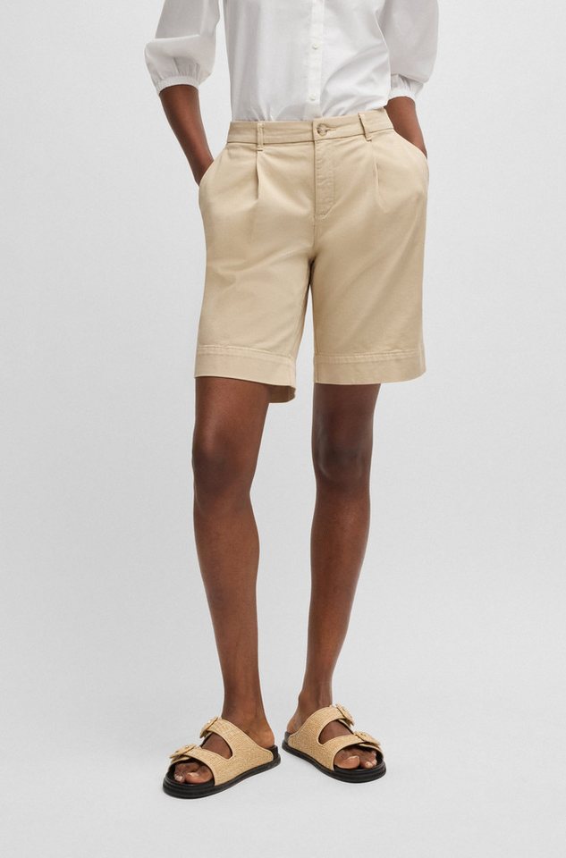 BOSS ORANGE Chinoshorts Taggie Premium Damenmode mit BOSS Schriftzug von BOSS ORANGE