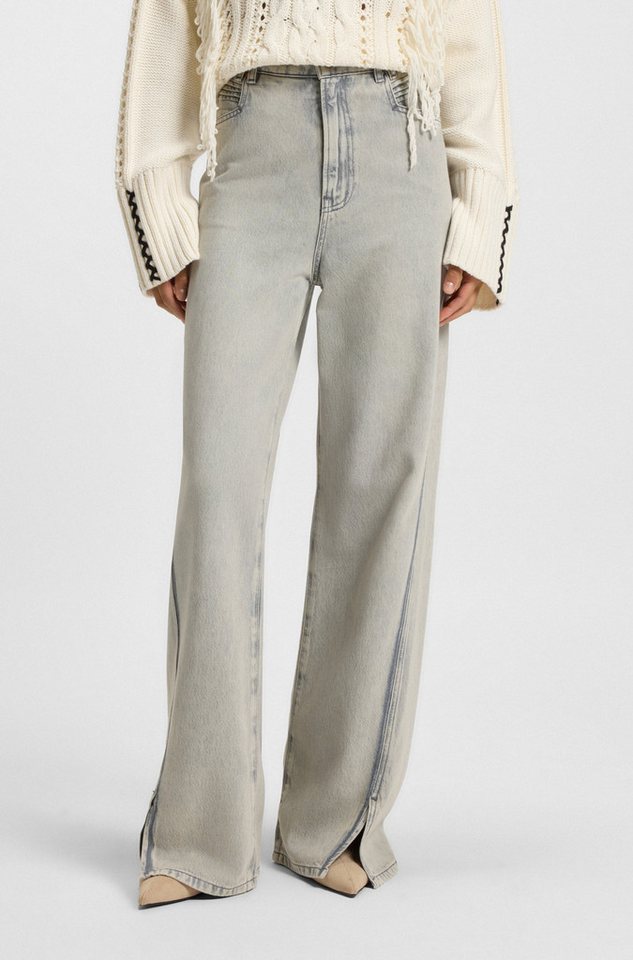 BOSS ORANGE High-waist-Jeans Marlene High Rise Split Premium Damenmode mit Schlitzen am Saum von BOSS ORANGE