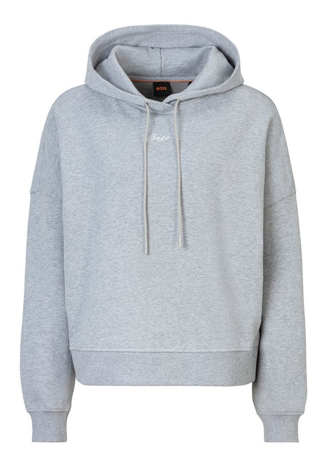 BOSS ORANGE Hoodie Ehoody Premium Damenmode mit gesticktem Logo von BOSS ORANGE