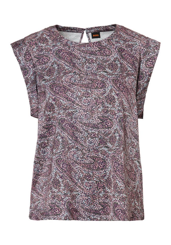 BOSS ORANGE Klassische Bluse C_Ieaska mit Paisley-Muster von BOSS ORANGE