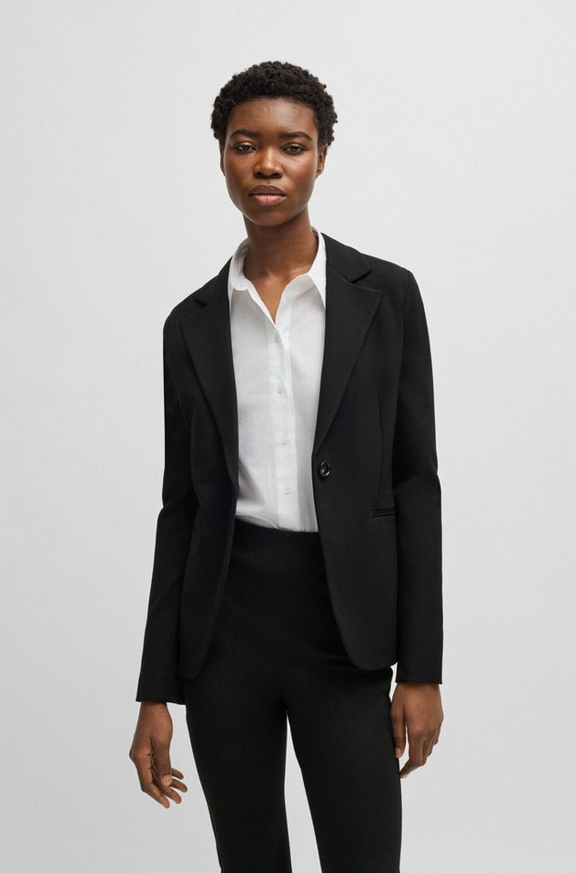 BOSS ORANGE Longblazer Jaslim Premium Damenmode mit geschlitzten Ärmeln von BOSS ORANGE