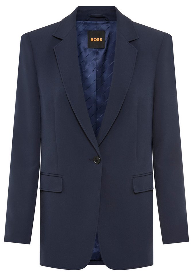 BOSS ORANGE Kurzblazer Jabla Premium Damenmode aus knitterarmem Krepp von BOSS ORANGE