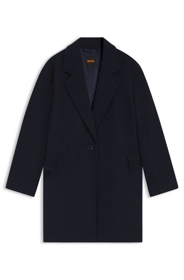 BOSS ORANGE Kurzmantel Calesara Premium Damenmode in gerader Passform, Woll-Anteil von BOSS ORANGE