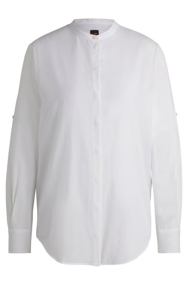 BOSS ORANGE Langarmbluse Regular-Fit Bluse Befelize - Regular Fit von BOSS ORANGE