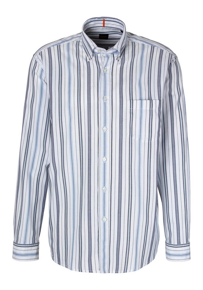 BOSS ORANGE Langarmhemd Lambey mit Button-down-Kragen von BOSS ORANGE