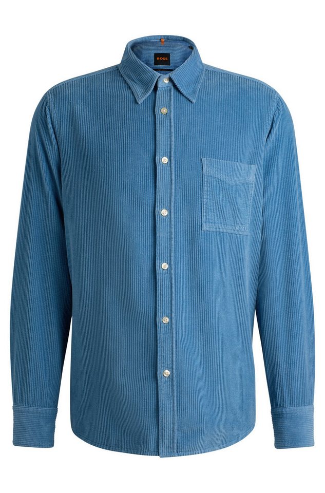 BOSS ORANGE Langarmhemd Relegant mit Logo-Stickerei von BOSS ORANGE