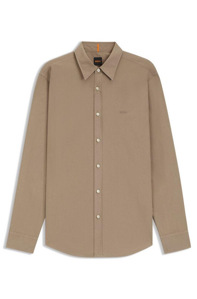 BOSS ORANGE Langarmhemd Relegant mit BOSS Stickerei von BOSS ORANGE