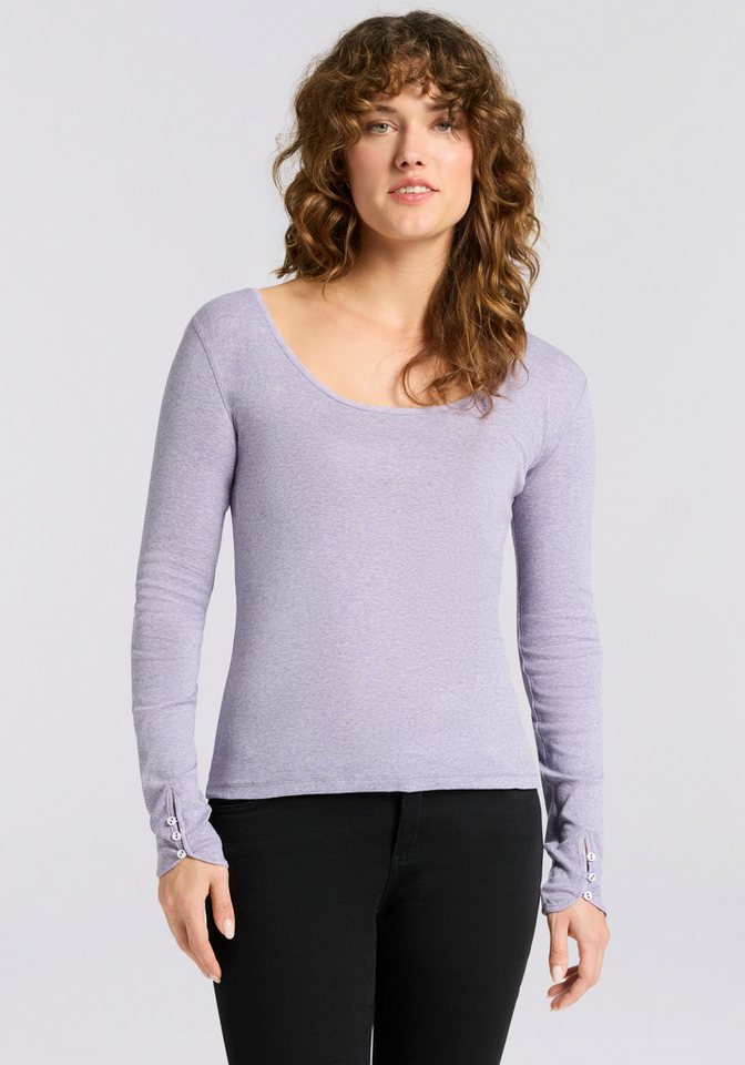 BOSS ORANGE Langarmshirt Edeline Premium Damenmode von BOSS ORANGE