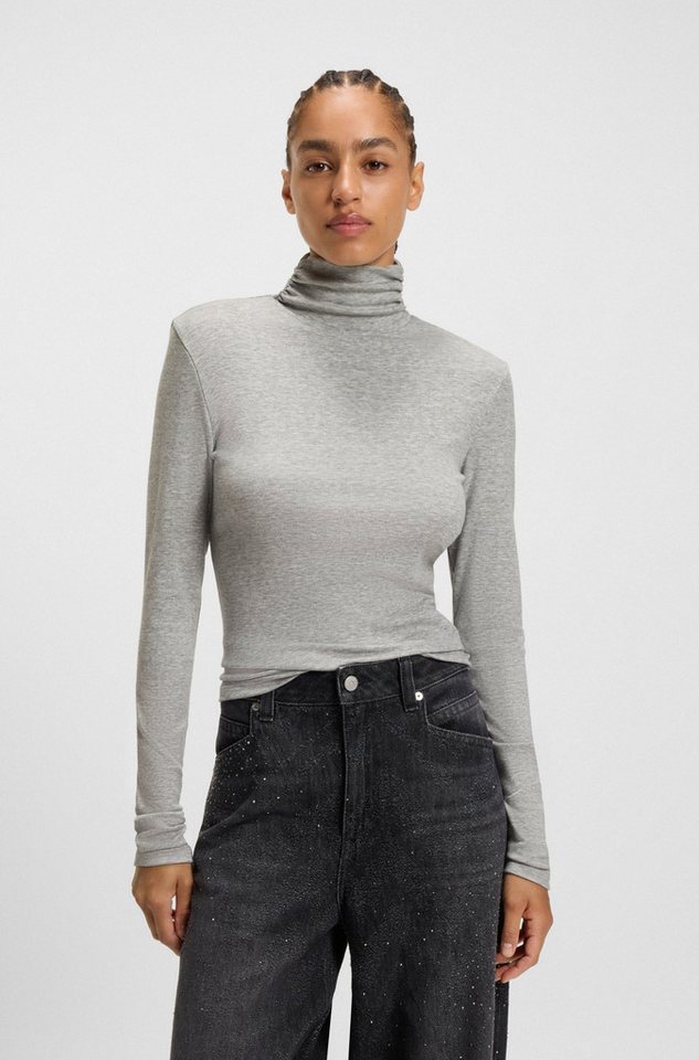 BOSS ORANGE Rollkragenshirt Eliana Premium Damenmode mit Turtle Neck, Slim Fit von BOSS ORANGE