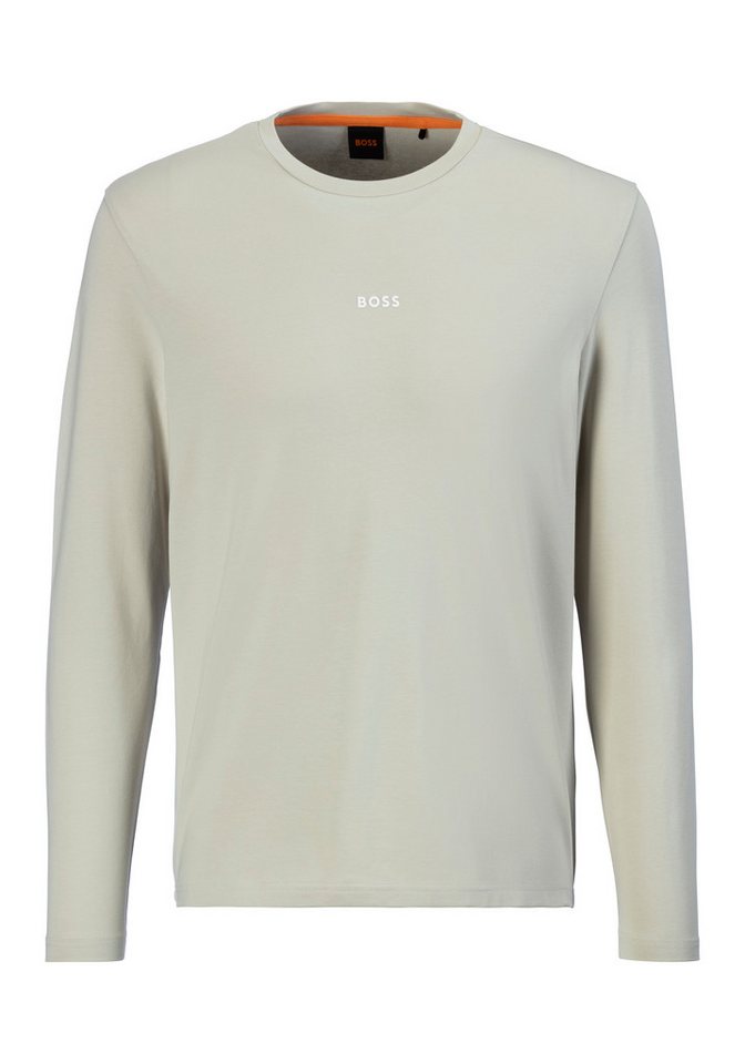 BOSS ORANGE Langarmshirt TChark mit Logo-Schriftzug von BOSS ORANGE
