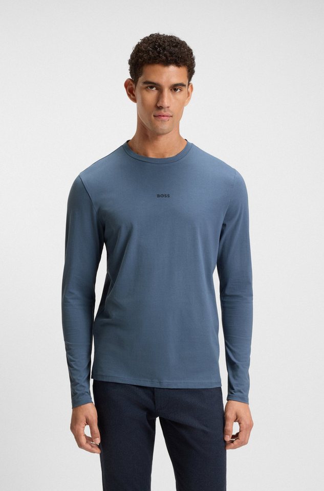 BOSS ORANGE Langarmshirt TChark mit Logo-Schriftzug von BOSS ORANGE