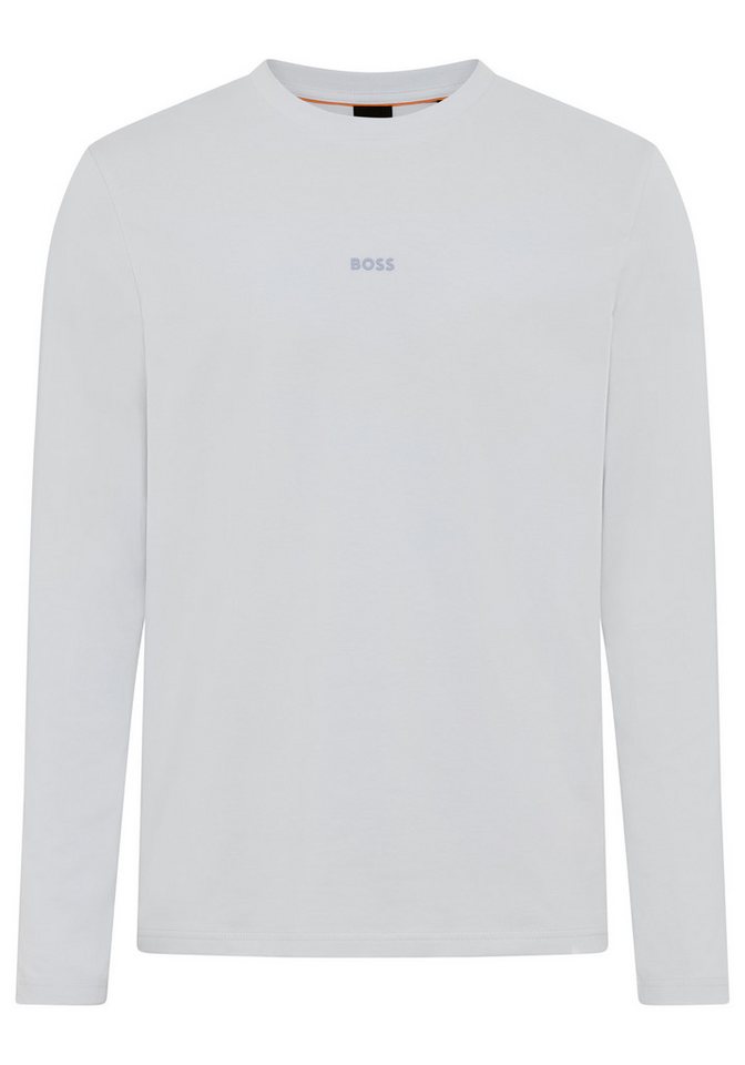 BOSS ORANGE Langarmshirt TChark Rundhalsausschnitt, Regular Fit, mit BOSS-Logo von BOSS ORANGE