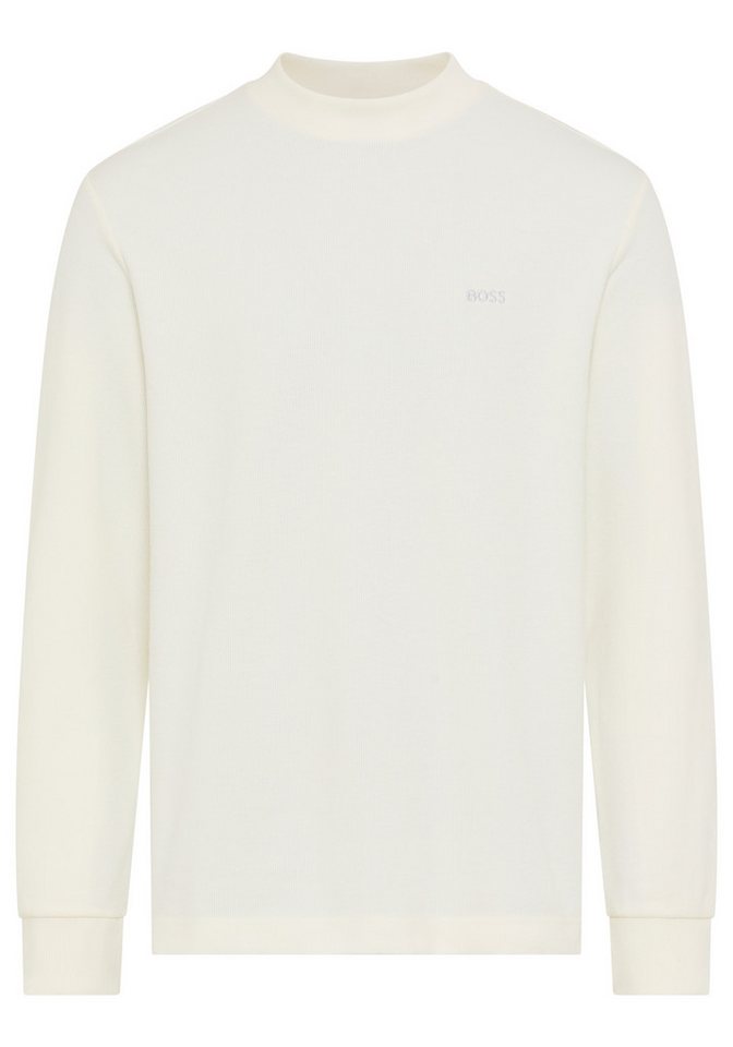 BOSS ORANGE Langarmshirt Te explorer Rundhalsausschnitt, Saum- und Ärmelbündchen von BOSS ORANGE