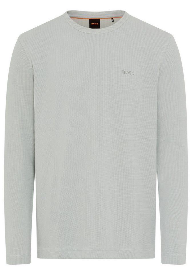 BOSS ORANGE Langarmshirt Tempesto mit BOSS-Stickerei von BOSS ORANGE