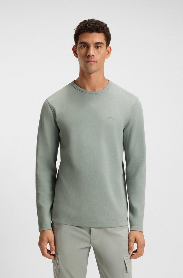 BOSS ORANGE Langarmshirt Tempesto mit BOSS-Stickerei von BOSS ORANGE