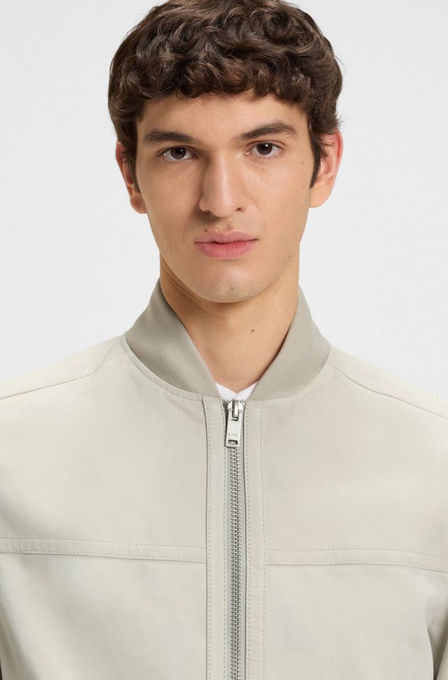 BOSS ORANGE Lederjacke Johice aus weichem Ziegennappaleder von BOSS ORANGE