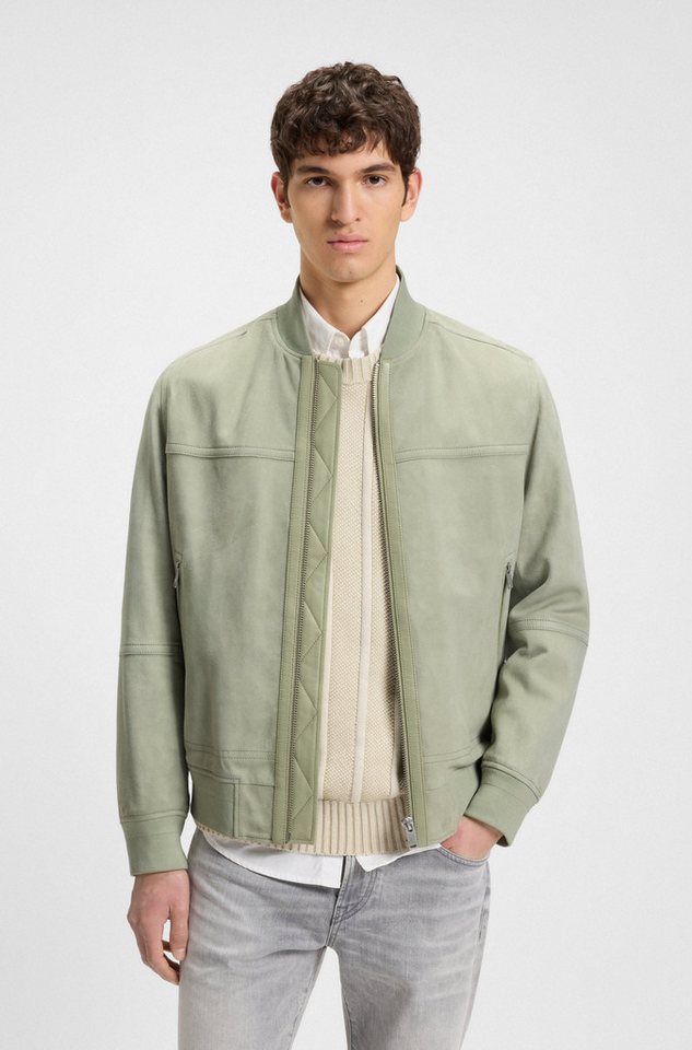 BOSS ORANGE Lederjacke Johice aus weichem Ziegennappaleder von BOSS ORANGE