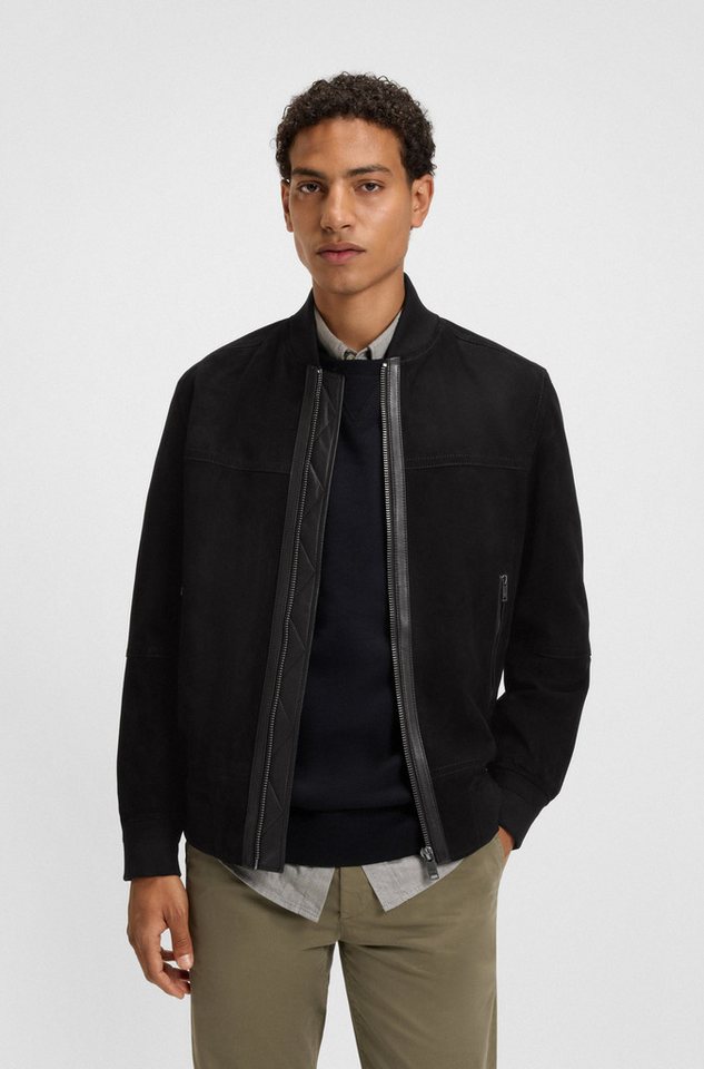 BOSS ORANGE Lederjacke Johice aus weichem Ziegennappaleder BOSS ORANGE Lederjacke Johice aus weichem Ziegennappaleder von BOSS ORANGE