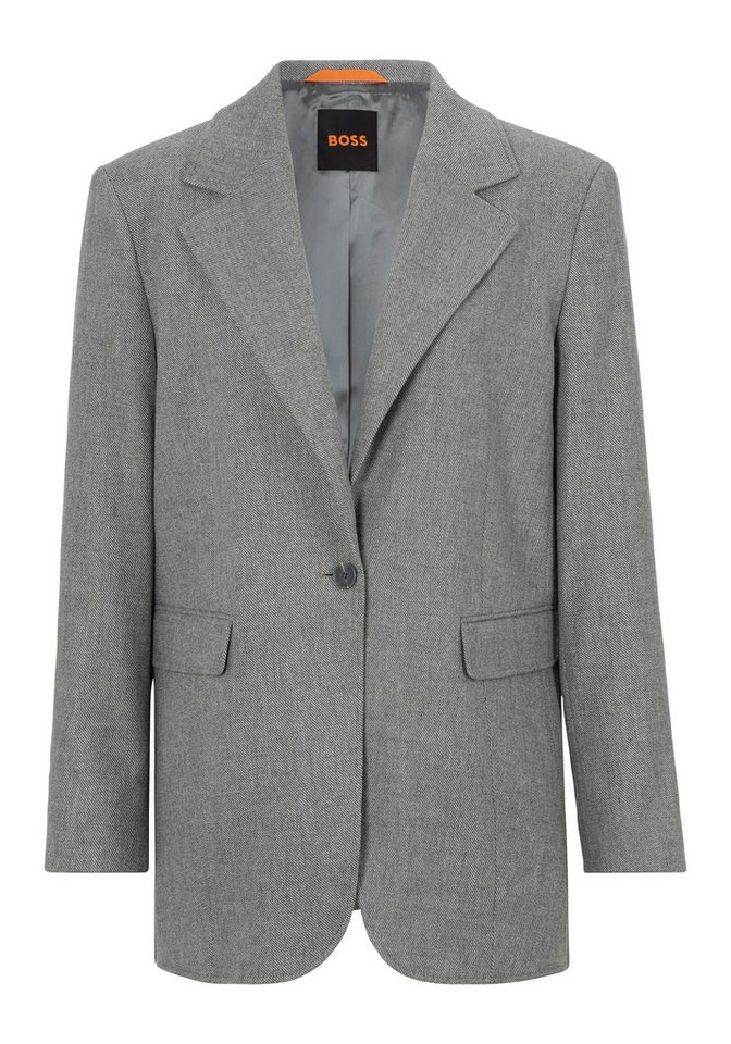 BOSS ORANGE Longblazer C_Jasobane in 1-Knopf-Form von BOSS ORANGE