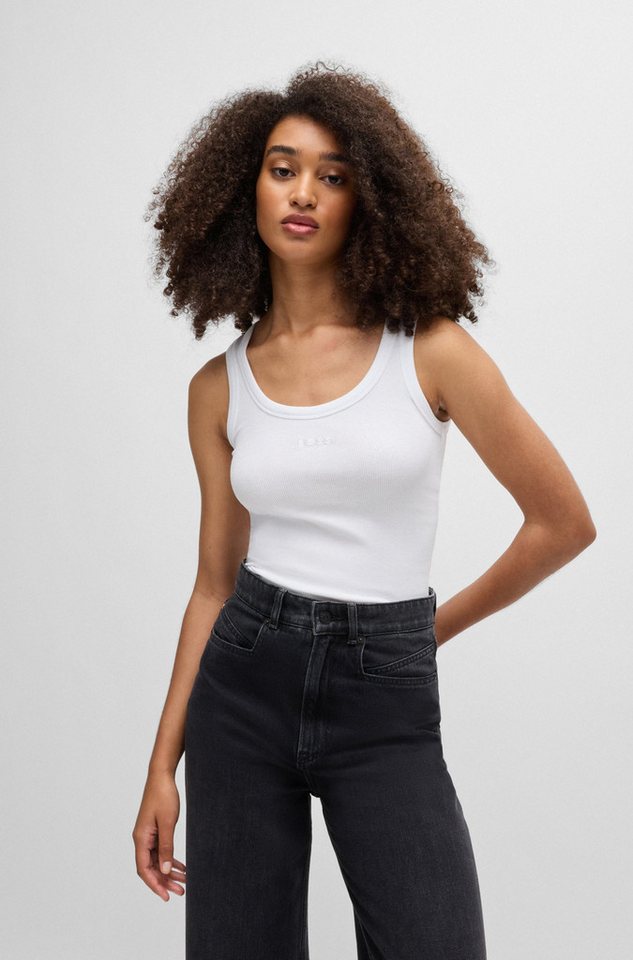 BOSS ORANGE Longtop Ematite Premium Damenmode mit Rundhalsausschnitt von BOSS ORANGE