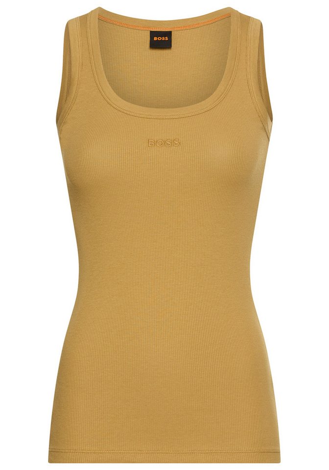 BOSS ORANGE Longtop Ematite Premium Damenmode mit Rundhalsausschnitt von BOSS ORANGE