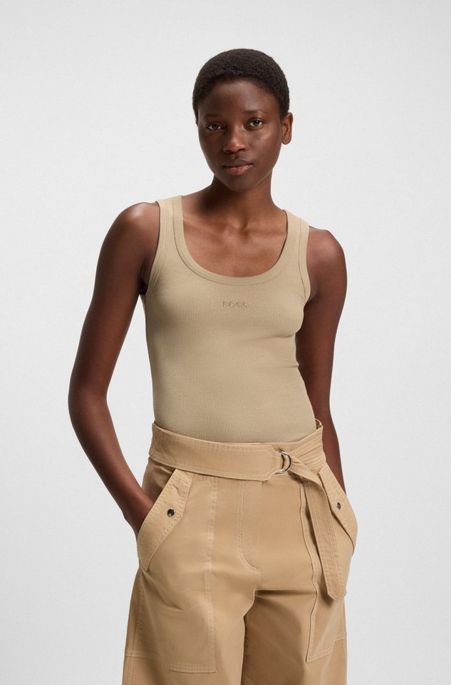 BOSS ORANGE Longtop Ematite Premium Damenmode mit Rundhalsausschnitt BOSS ORANGE Longtop Ematite Premium Damenmode mit Rundhalsausschnitt von BOSS ORANGE