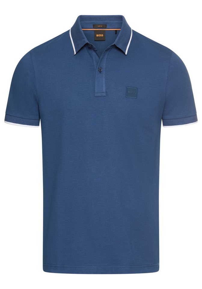 BOSS ORANGE Poloshirt Passertip mit BOSS Logo-Badge von BOSS ORANGE