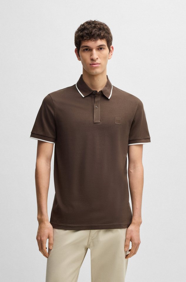 BOSS ORANGE Poloshirt Passertip mit BOSS Logo-Badge von BOSS ORANGE