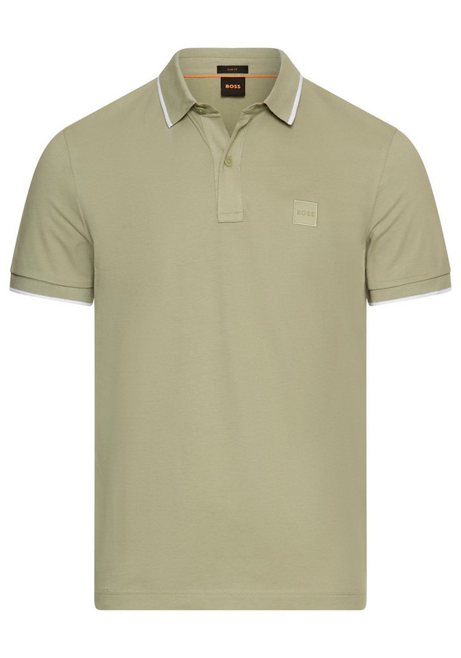 BOSS ORANGE Poloshirt Passertip mit BOSS Logo-Badge von BOSS ORANGE