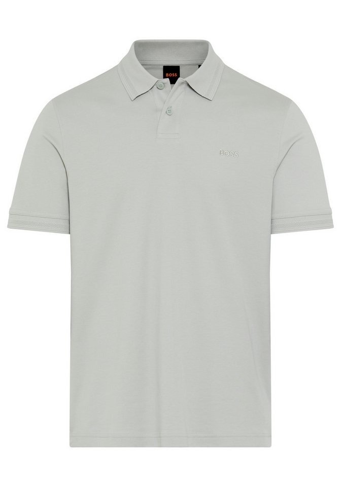 BOSS ORANGE Poloshirt Pe Interlock aus Baumwoll-Piqué mit Logo-Print Regular von BOSS ORANGE