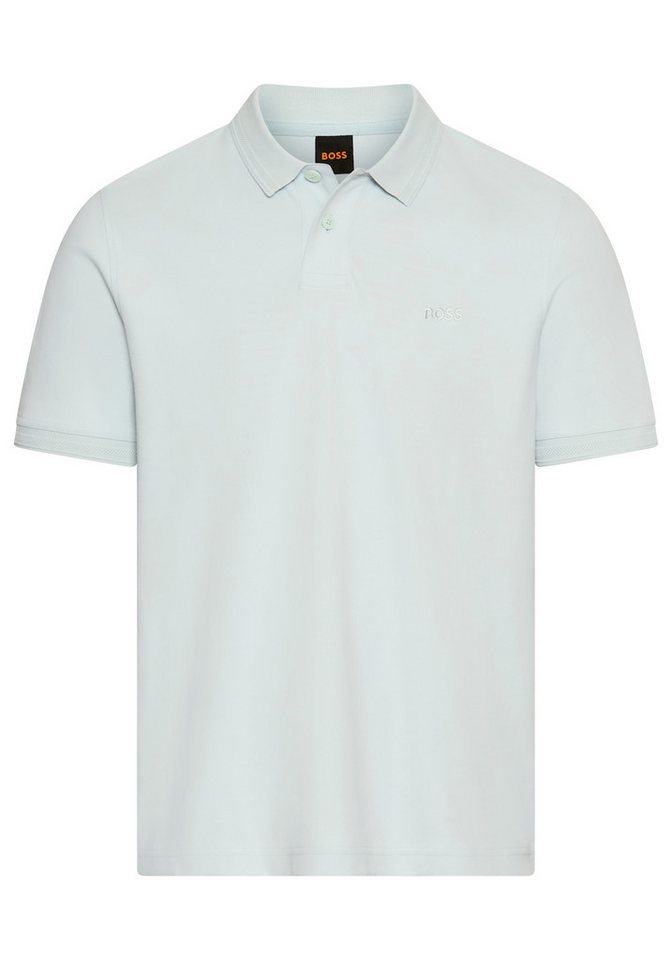 BOSS ORANGE Poloshirt Pe Interlock aus Baumwoll-Piqué mit Logo-Print Regular von BOSS ORANGE