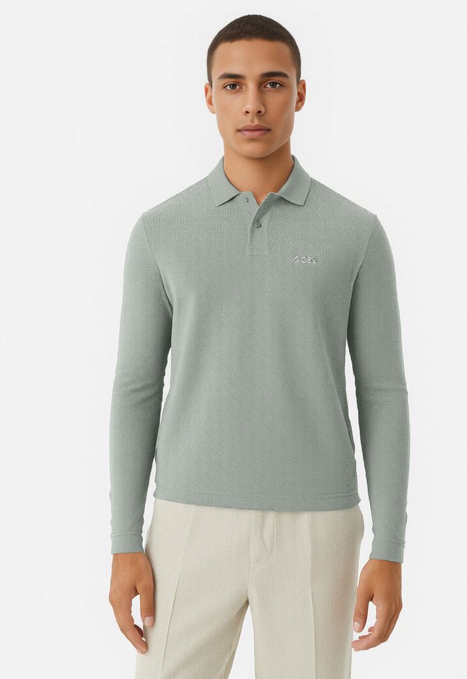 BOSS ORANGE Poloshirt Petempestolong mit Knopfleiste von BOSS ORANGE
