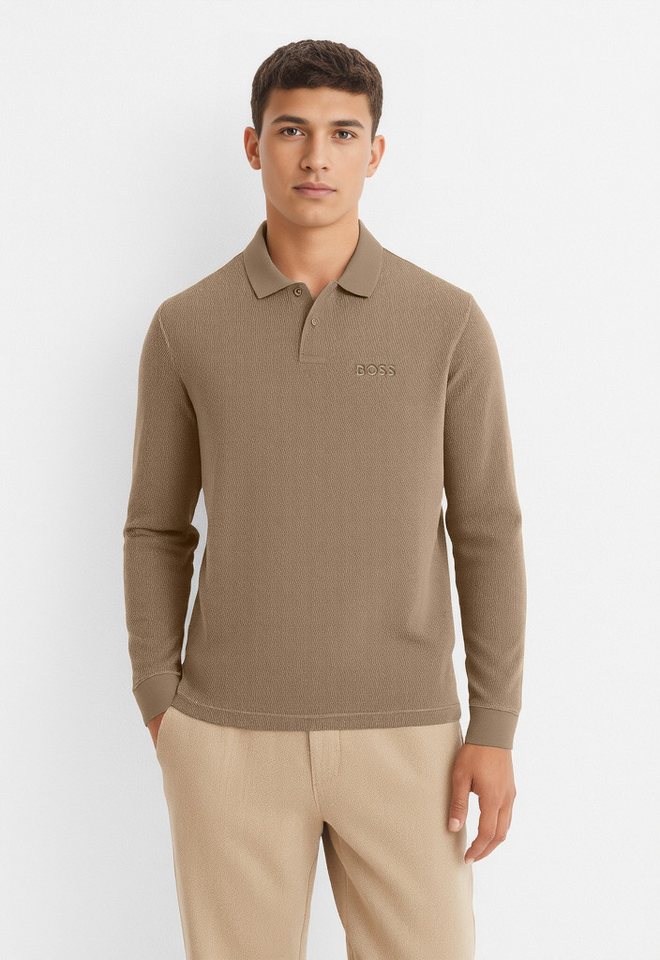BOSS ORANGE Poloshirt Petempestolong mit Knopfleiste von BOSS ORANGE