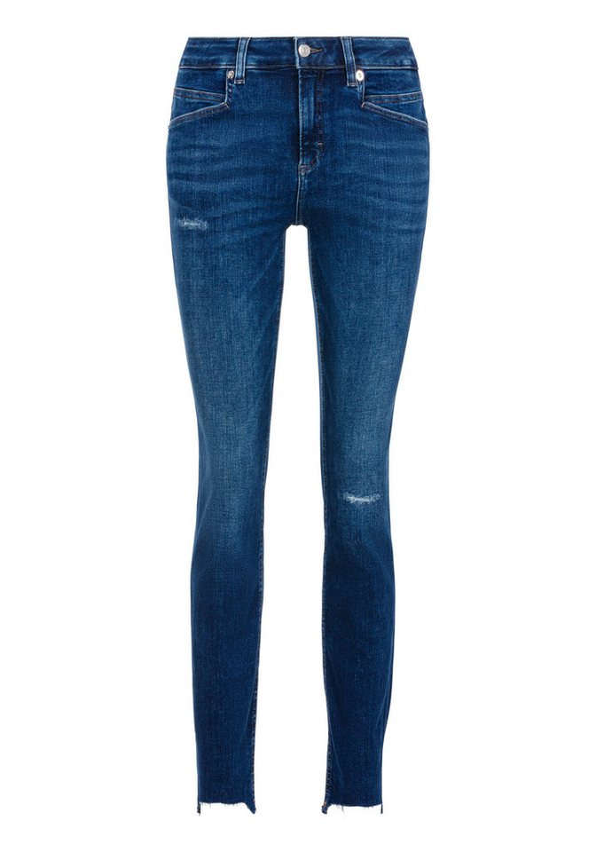 BOSS ORANGE Regular-fit-Jeans Jackie Mid Rise, Mid Waist, Premium Damenmode mit Destroyed-Effekten von BOSS ORANGE
